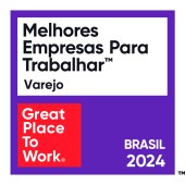 Ranking Varejo GPTW (17º lugar na categoria grandes empresas)