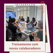 Treinamento com novos colabores