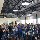 Equipe reunida durante inauguração da unidade  Platinão Campo Grande 2 - CGR 2