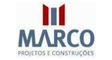 Logo de Marco Projetos e Construções