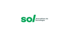 Sol atacadista da tecnologia logo